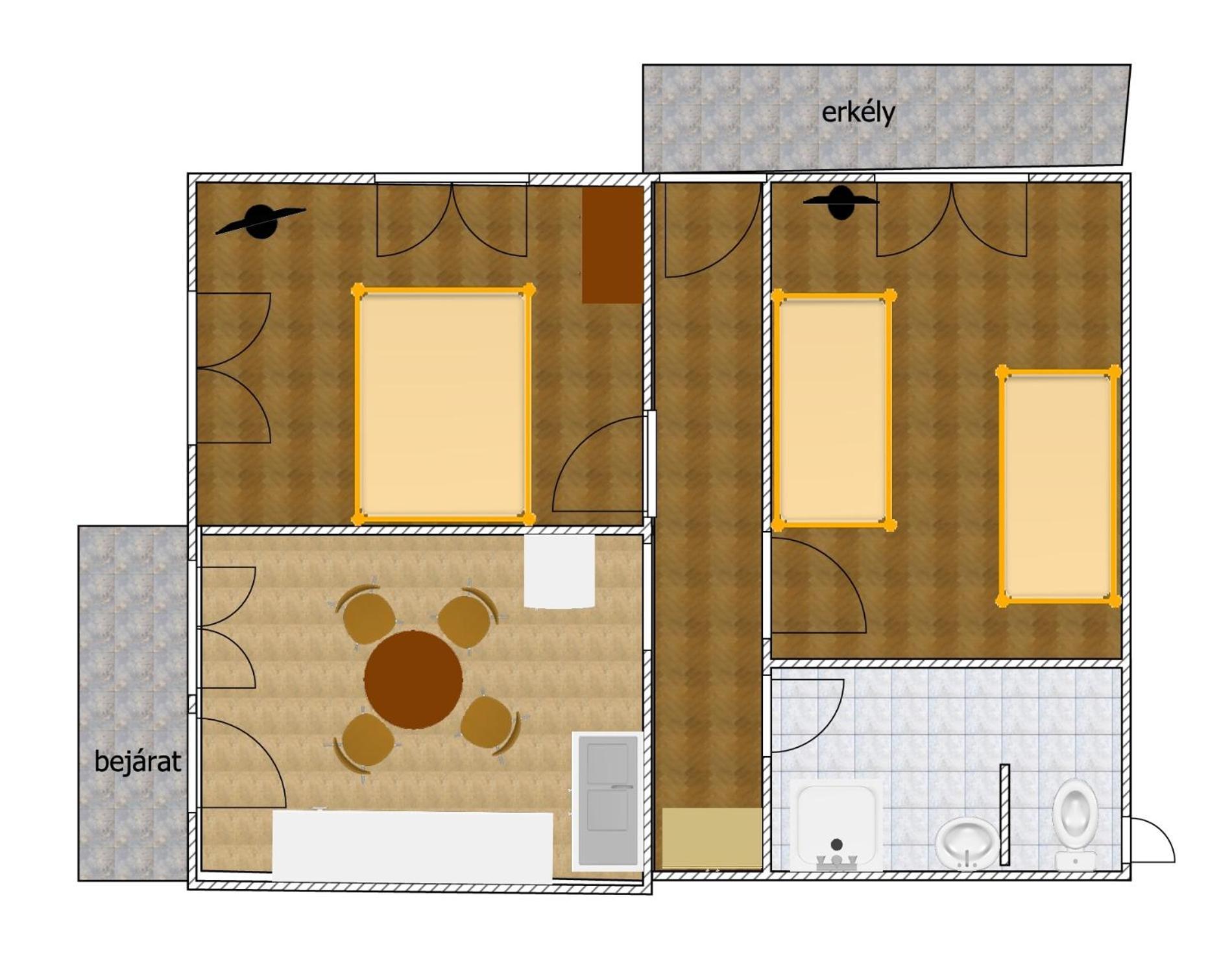 Katalin Apartmanház Miskolc Esterno foto